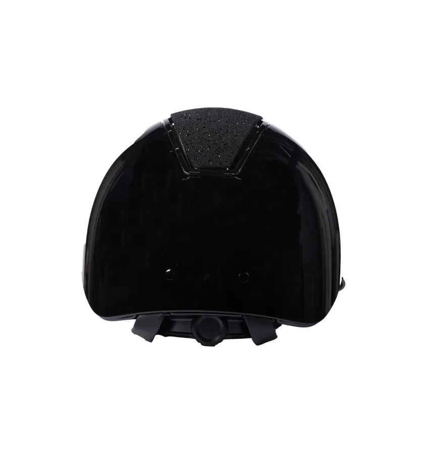 Kask jeździecki HKM Lady Shield Brillant czarny/rosegold L 58-60