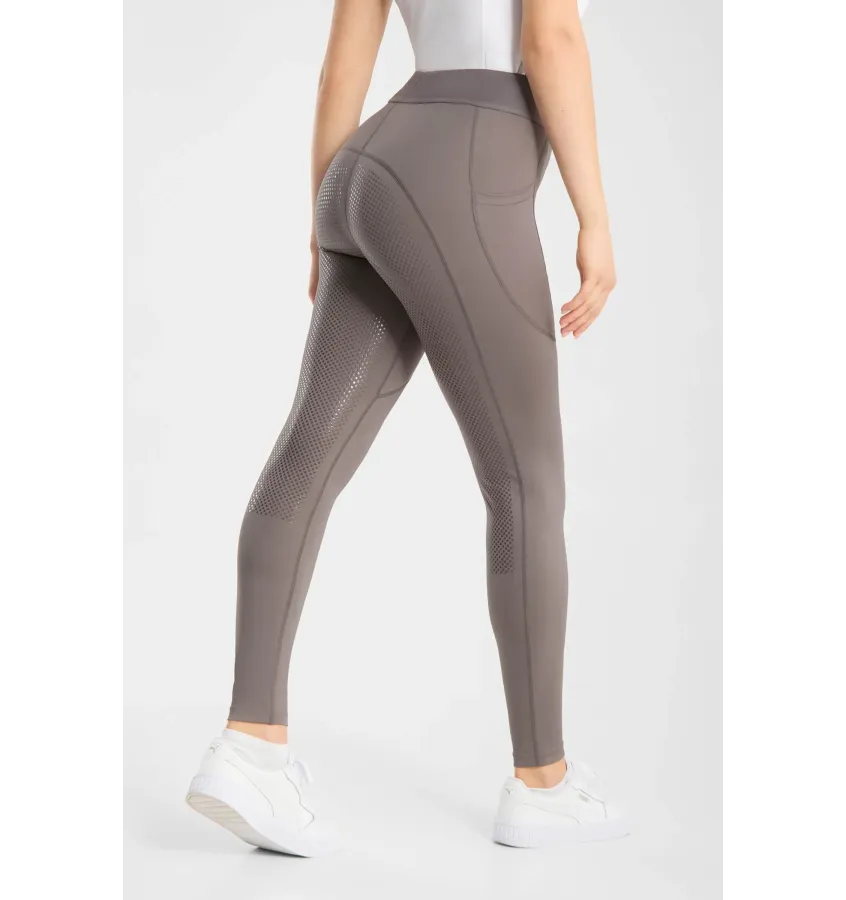 Legginsy jeździeckie Maia szarybeż 32
