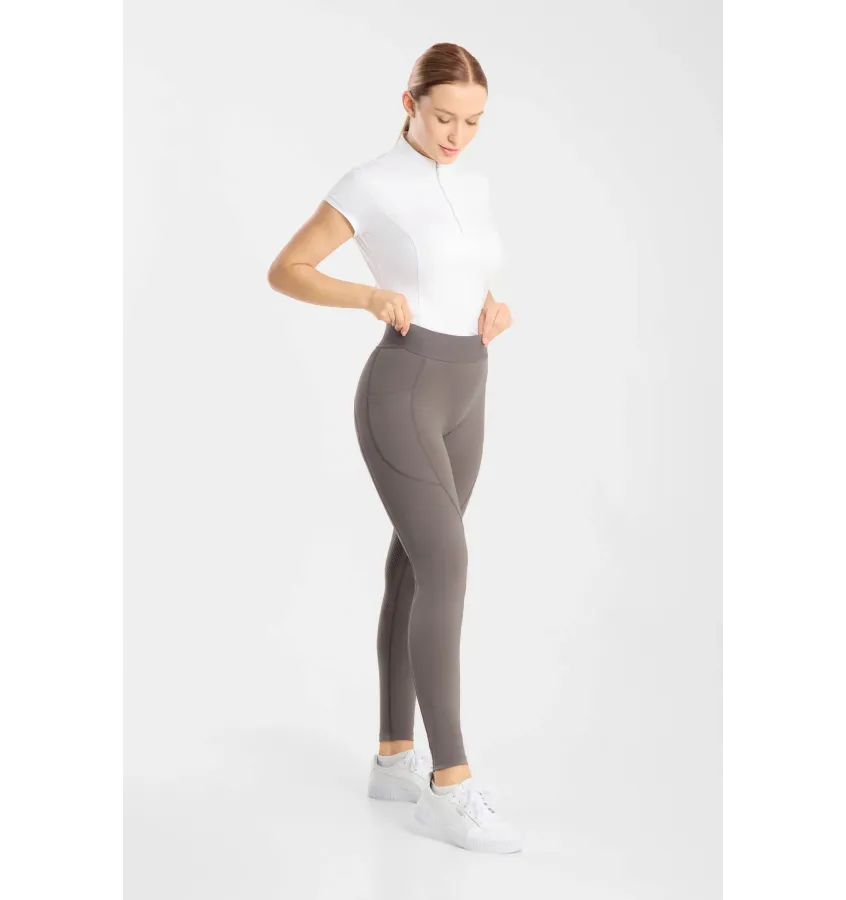 Legginsy jeździeckie Maia szarybeż 32