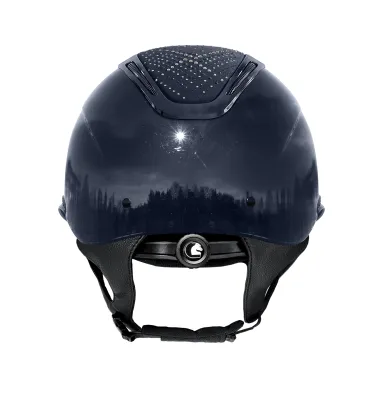 Kask jeździecki FP Equileus Stellify Shiny czarny L 58-60