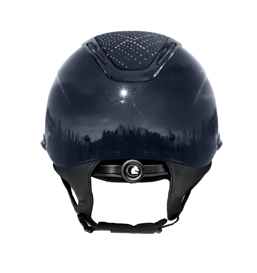 Kask jeździecki FP Equileus Stellify Shiny czarny L 58-60