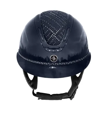 Kask jeździecki FP Equileus Stellify Shiny czarny L 58-60