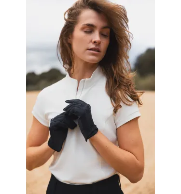 Rękawiczki jeździeckie Odina granat 7