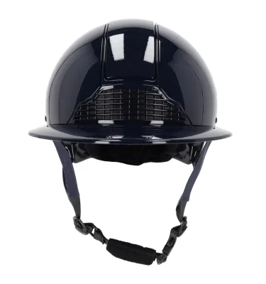 Kask jeździecki Seattle z szerokim daszkiem granat 55-59