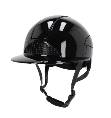 Kask jeździecki Seattle z szerokim daszkiem granat 55-59