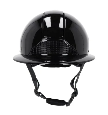 Kask jeździecki Seattle z szerokim daszkiem granat 55-59