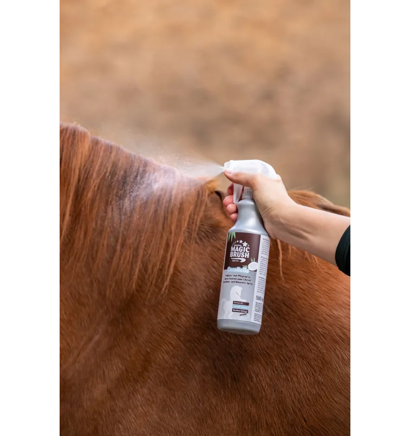 Spray do pielęgnacji sierści, grzywy i ogona dla konia ManeCare Coco Bello 500 ml Magic Brush