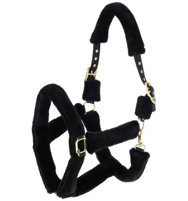 Kantar dla konia z futerkiem SuperSoft 2.0 czarny cob