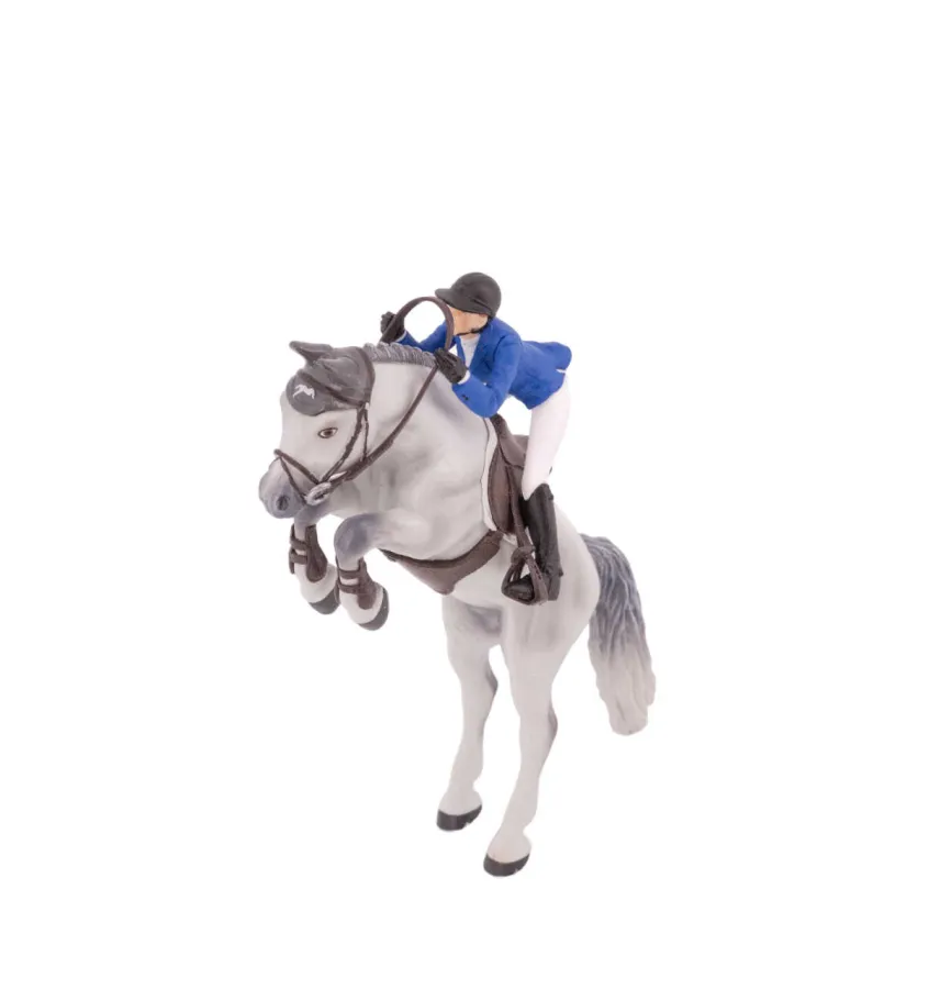 PAPO Figurka skaczącego konia i jeźdźca Mylord i Penelope