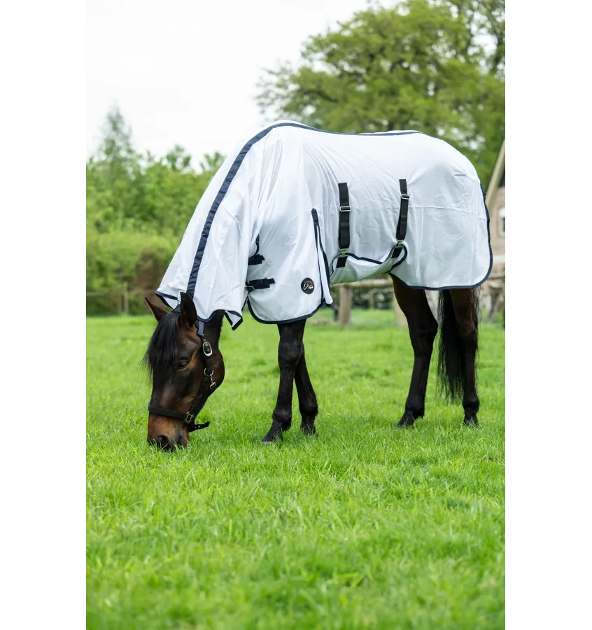 Derka siatkowa z kapturem Lyon biały 115