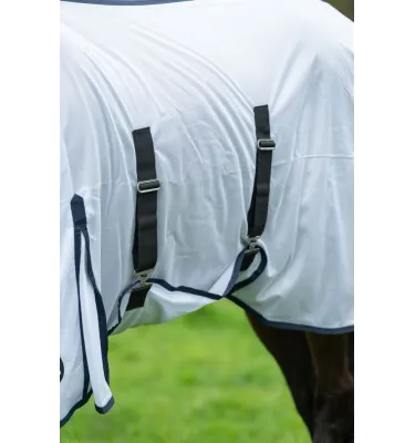 Derka siatkowa z kapturem Lyon biały 115