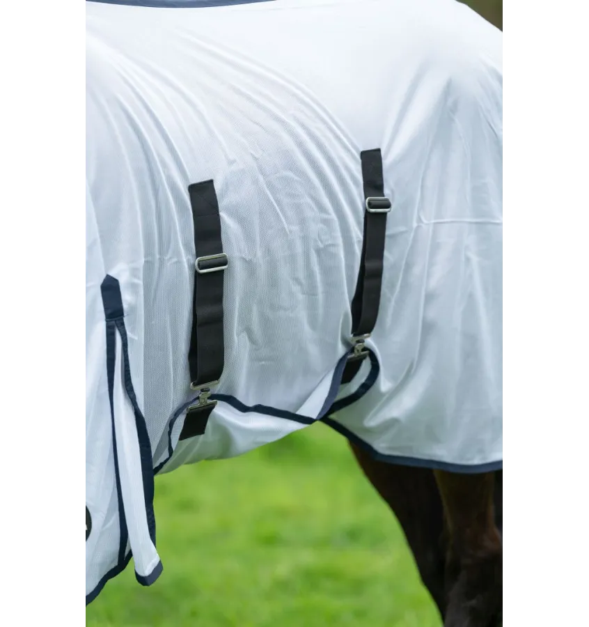 Derka siatkowa z kapturem Lyon biały 115