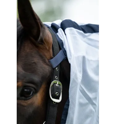 Derka siatkowa z kapturem Lyon biały 115