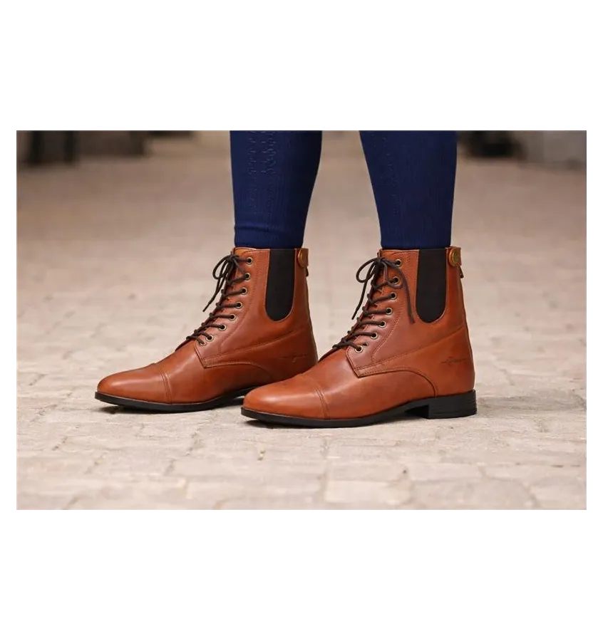 Sztyblety jeździeckie skórzane Covalliero Premium S/S 2026 koniak 36