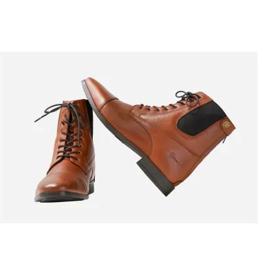 Sztyblety jeździeckie skórzane Covalliero Premium S/S 2026 koniak 36