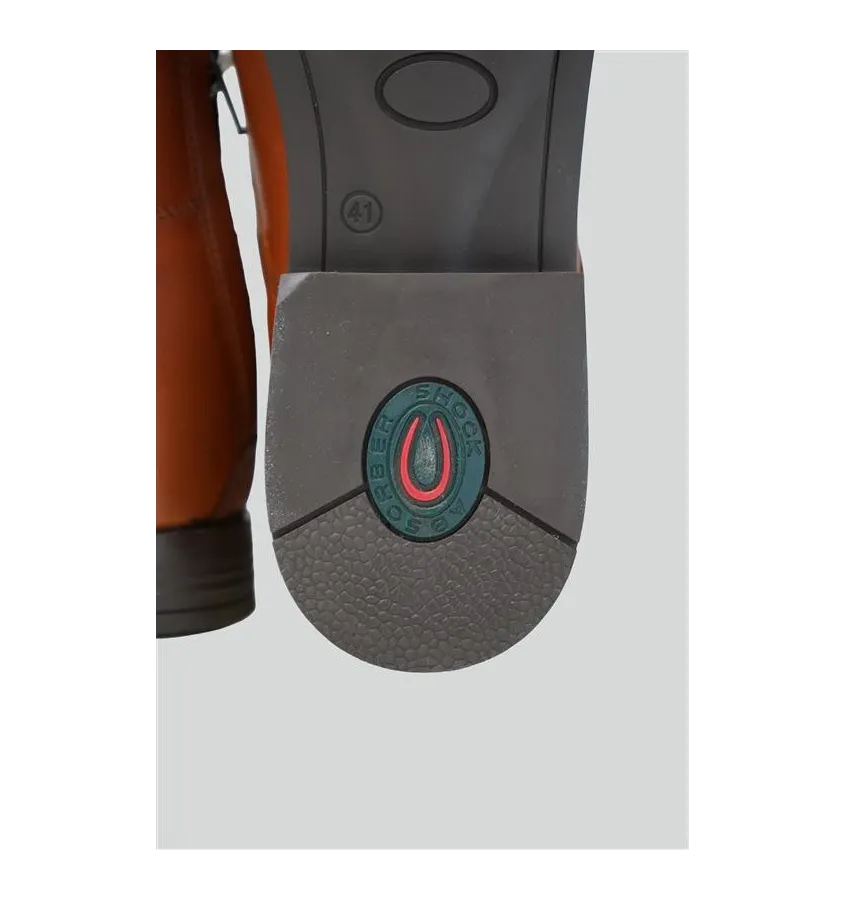 Sztyblety jeździeckie skórzane Covalliero Premium S/S 2026 koniak 36