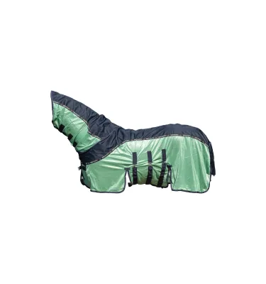 Derka siatkowa wodoodporna dla konia Comfort Rain zielony 115