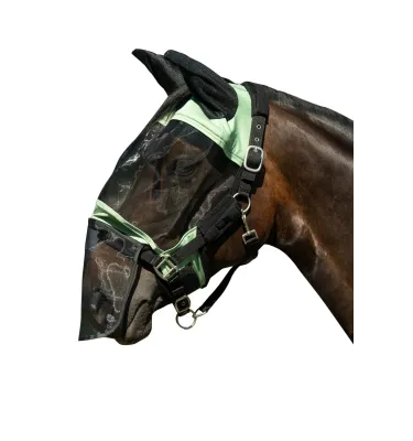 Maska na owady dla konia Premium błotnisty cob