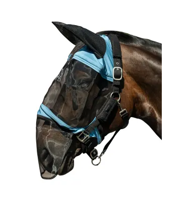 Maska na owady dla konia Premium błotnisty cob