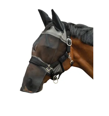 Maska na owady dla konia Premium błotnisty cob