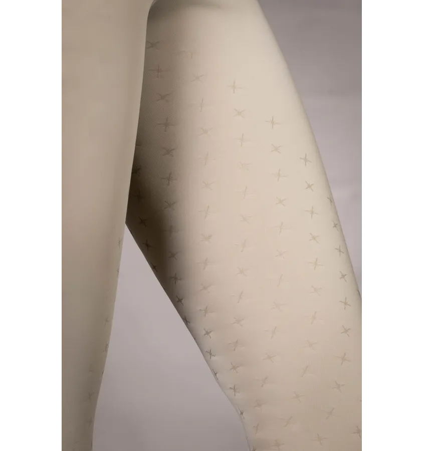 Legginsy jeździeckie Limone z pełnym lejem silikonowym beż 32/34