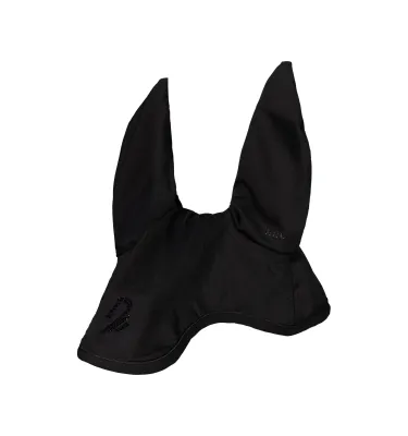 Nauszniki dla konia Limone czarny cob