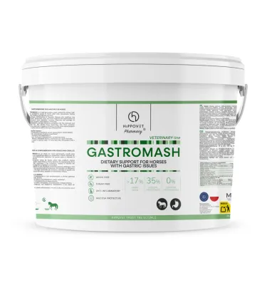 Hippovet Pharmacy VeterinaryLine – GASTROMASH mesz dla koni wrzodowych, kolkowych i alergicznych  kg