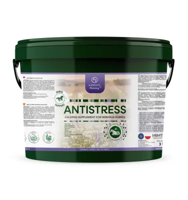 Hippovet Pharmacy ANTISTRESS – wsparcie dla nerwowych, nadpobudliwych i zestresowanych koni – 3kg