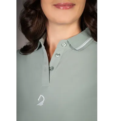 Koszulka jeździecka polo LG Limone czarny L