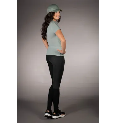 Koszulka jeździecka polo LG Limone czarny L