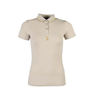 Koszulka jeździecka polo LG Limone czarny L