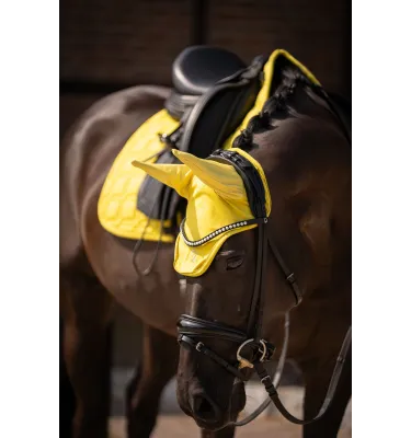 Nauszniki dla konia Limone limonka cob