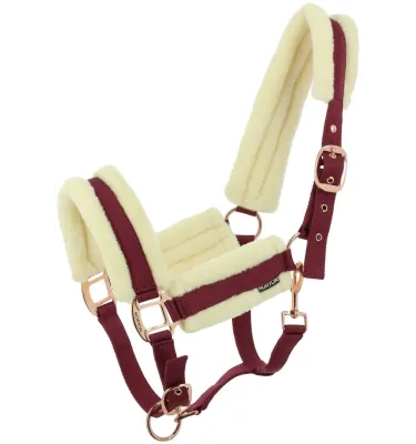 Kantar dla konia z futerkiem Comfy CZARNY cob