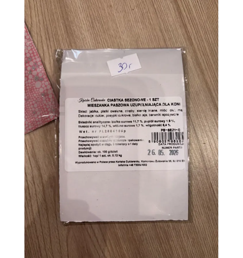 Ciasteczko dla konia Końska Cukierenka Lód