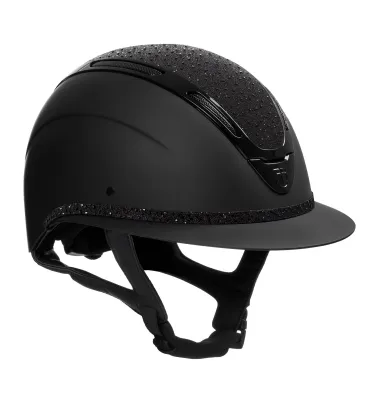 Kask jeździecki Equestro Apocalypse czarny M