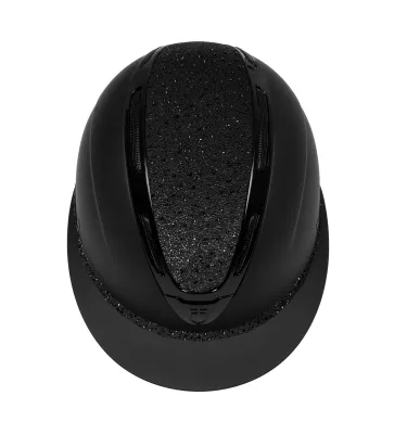 Kask jeździecki Equestro Apocalypse czarny M