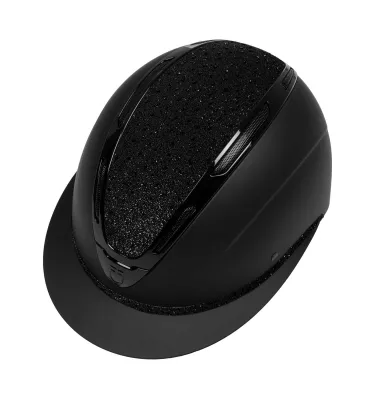 Kask jeździecki Equestro Apocalypse czarny M