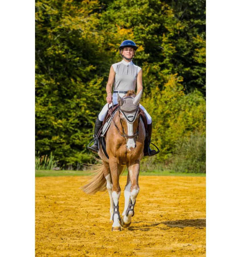 Nauszniki dla konia Equitheme Pearl lawenda full