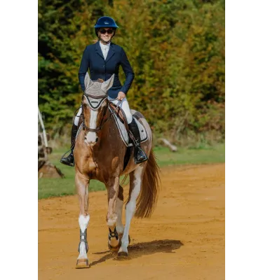 Nauszniki dla konia Equitheme Pearl lawenda full
