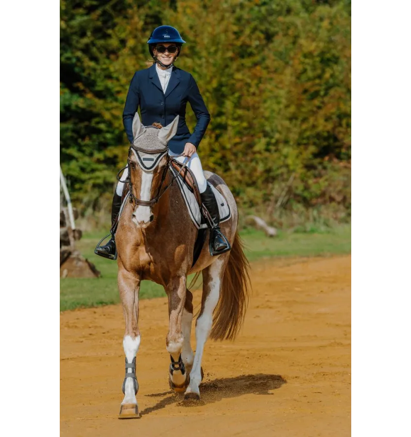 Nauszniki dla konia Equitheme Pearl lawenda full