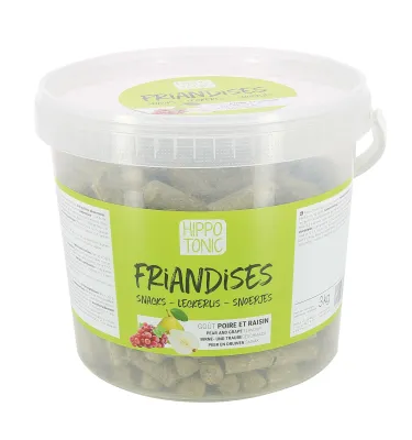 Smakołyki dla konia HIPPOTONIC TREATS gruszka i winogrono 1KG