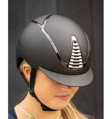 Kask jeździecki QHP Toledo granat 51-55