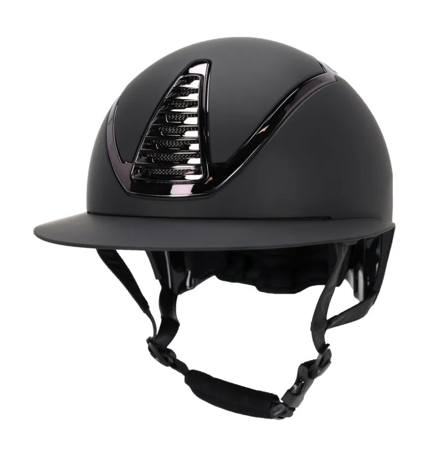 Kask jeździecki QHP Toledo granat 51-55