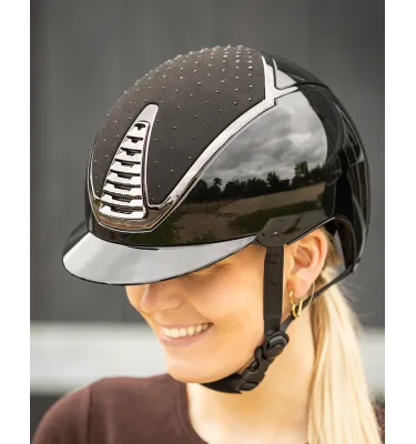 Kask jeździecki QHP Memphis granat 51-55