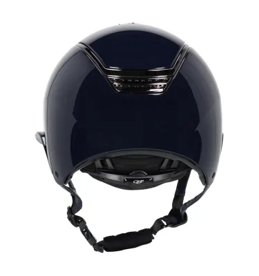 Kask jeździecki QHP Memphis z szerokim daszkiem granat 51-55