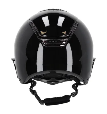 Kask jeździecki QHP Memphis z szerokim daszkiem granat 51-55