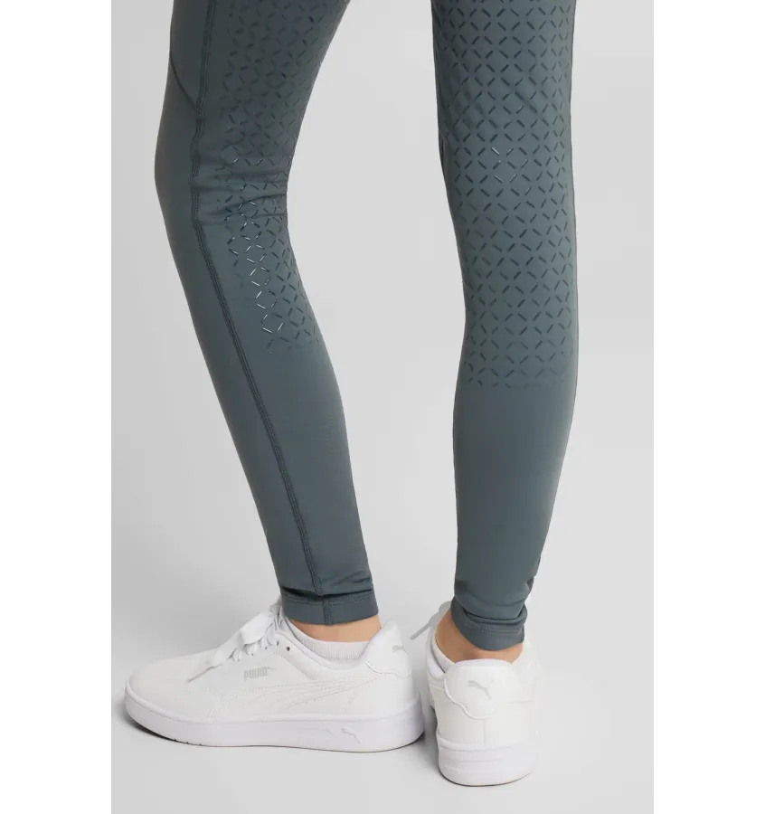 Legginsy jeździecie zimowe Dea 146/152 morski