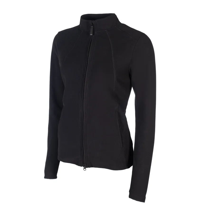 Bluza polarowa jeździecka HKM Knitti czarny L