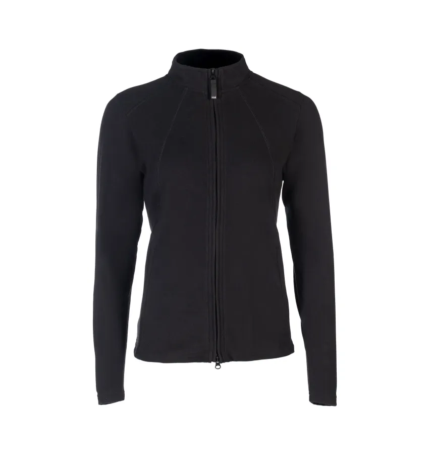 Bluza polarowa jeździecka HKM Knitti czarny L