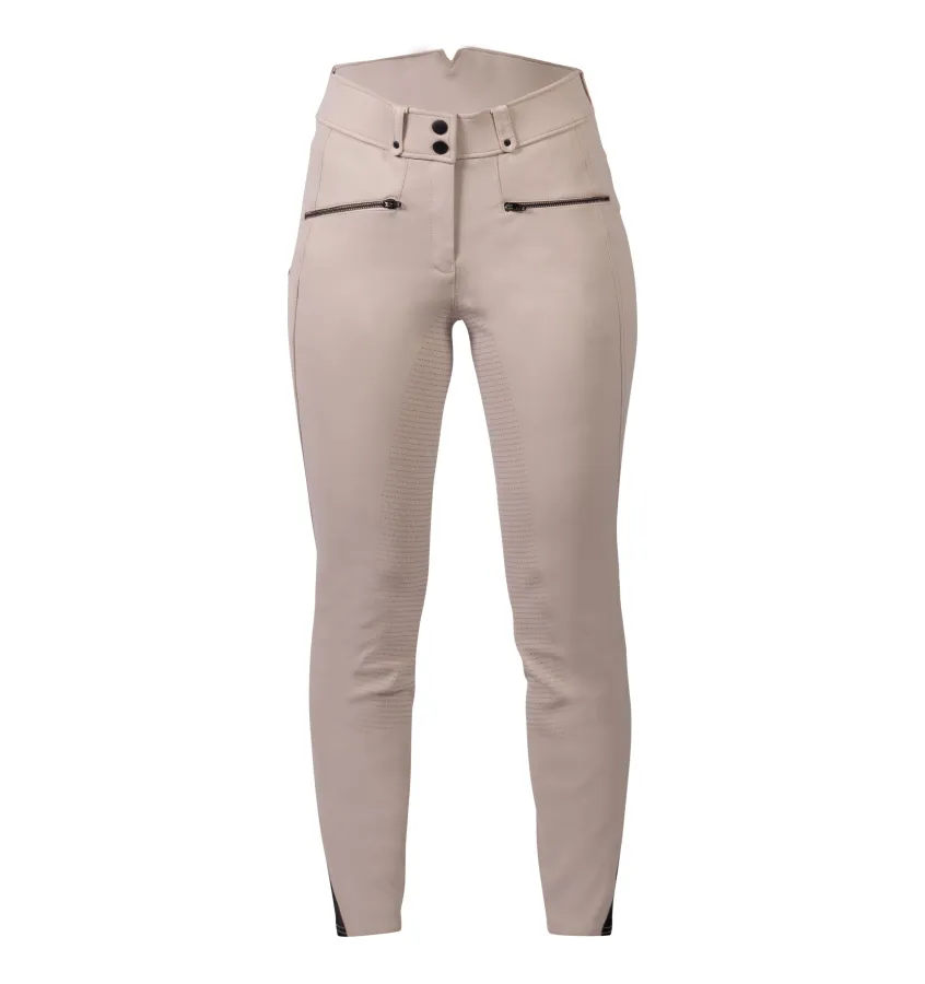 Bryczesy jeździeckie damskie HKM Pearl City beż 34